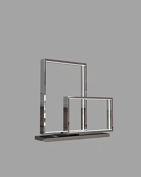 Birot Lighting Eire Table, Chrome COL-303-C