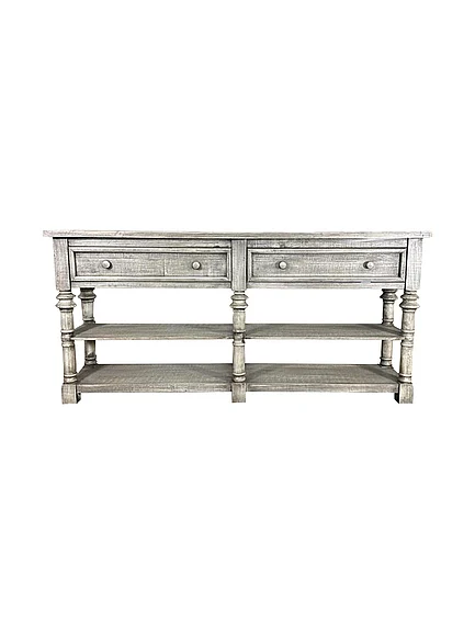 Split Nickel Eleanor Sofa Table Jamaica MIC-ELEANOR-ST | E2J4