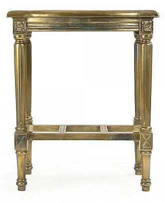 Zentique Burkett Side Table in Gold ELF150520