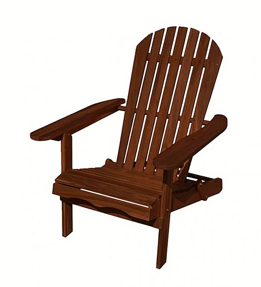 Furniture of America Elk Adirondrack Chair in Dark Brown GM-1021DK