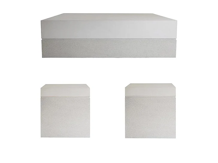 Bernhardt Ellison 3pc Occasional Set in Adobe