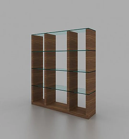 J&M Elm Wall Unit in Walnut 1770311 PROMO
