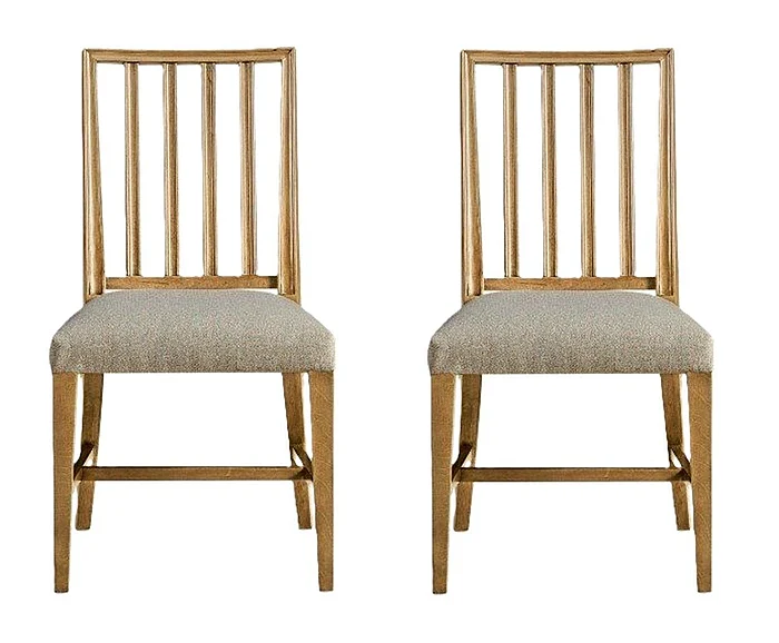 Jonathan Charles Timeless Umbra Swedish Side Chair in Sun Bleach Cherry 003-2-120-SBC (Set of 2)