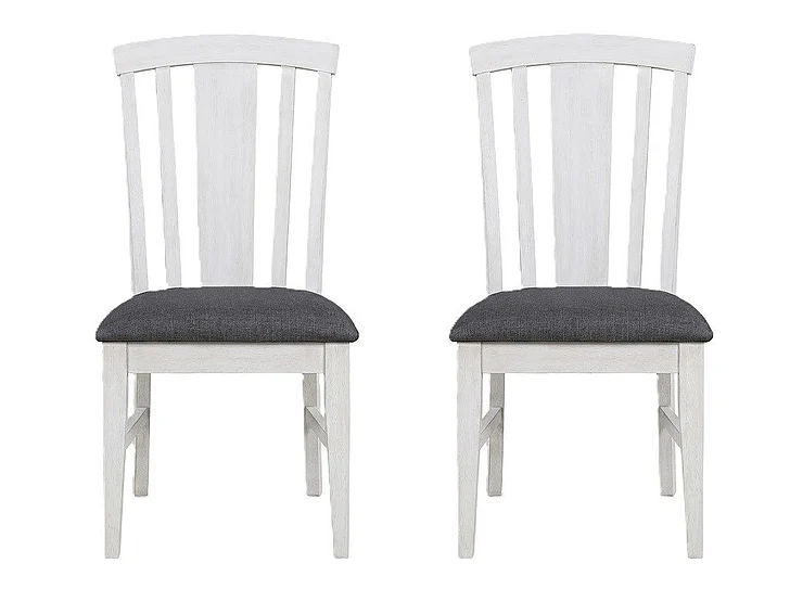 ECI Furniture Summer Winds II Fan Back Side Chair in Black 0450-80-S2 (Set of 2)