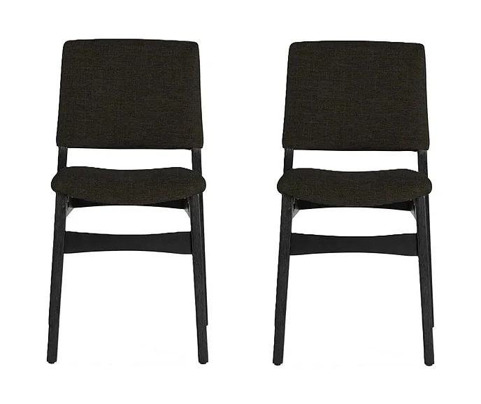 Transformer Table Dining Chair (Set of 2) in Smoked Hickory & Onyx 10322