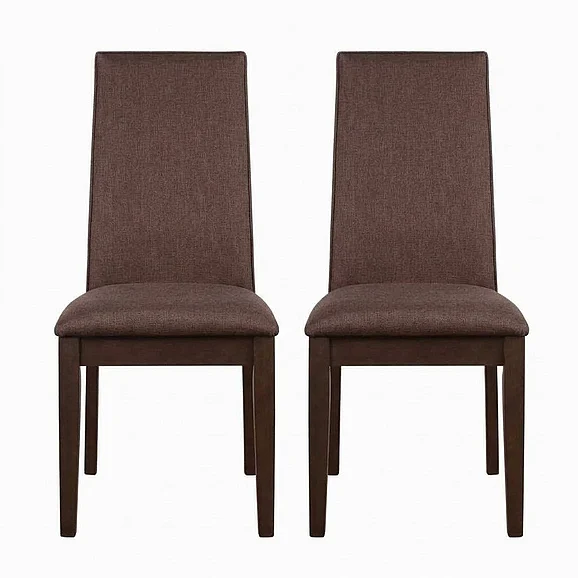 Coaster Furniture Spring Creek Upholstered Side Chairs in Brown 106582 (Set of 2)