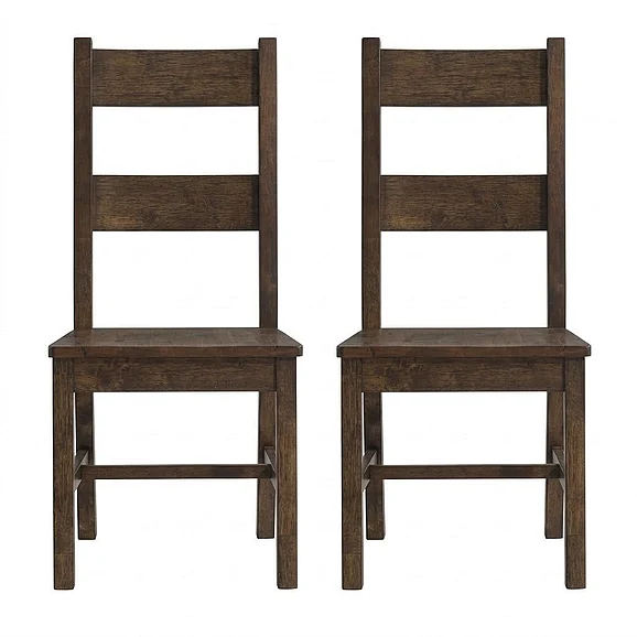 Coaster Furniture Coleman Dining Side Chairs in Brown 107042 (Set of 2)