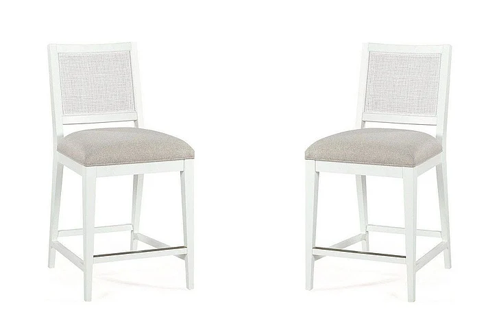 Oliver Home Caine II Counter Chair in Ghost 1301-06 (Set of 2)