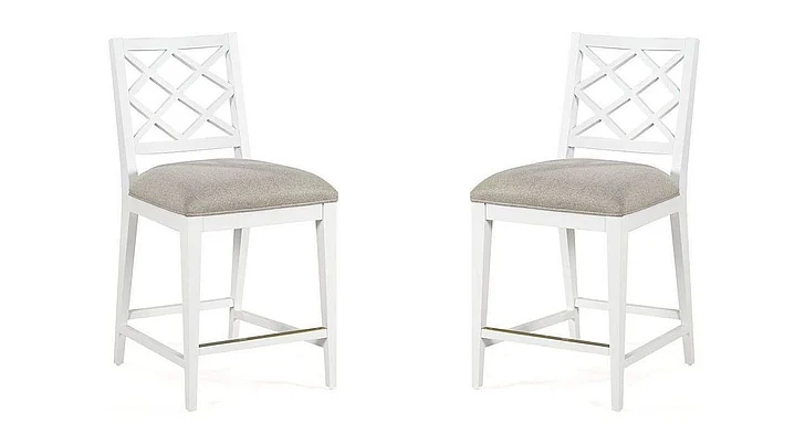 Oliver Home Diamond II Counter Chair in Ghost 1310-06 (Set of 2)
