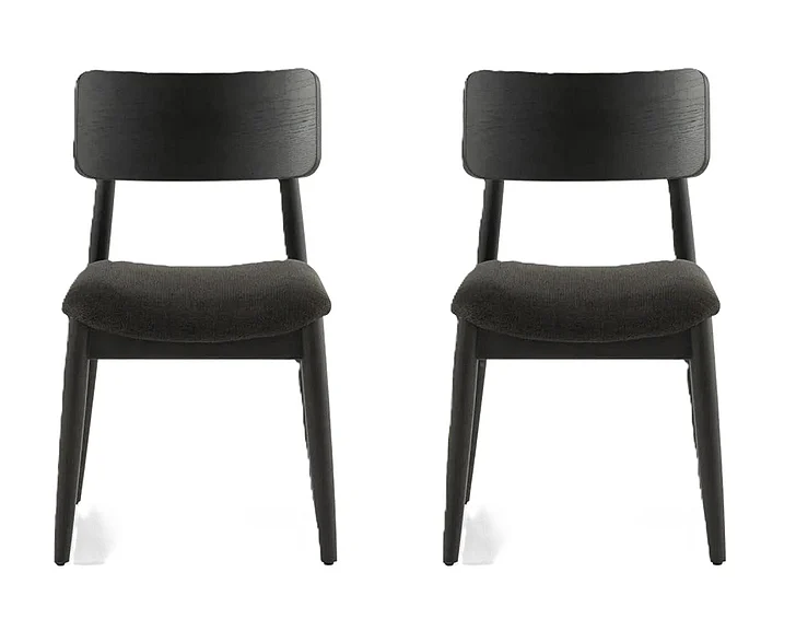 Transformer Table Round Chair (Set of 2) in Smoked Hickory 13322