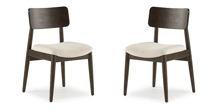 Transformer Table Round Chair (Set of 2) in Royal Walnut 13335