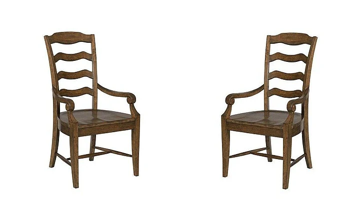 Kincaid Commonwealth Renner Arm Chair in Brown 161-637 (Set of 2)