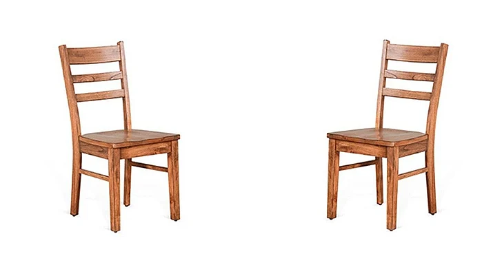 Sunny Designs Sedona Ladderback Chair (Set of 2) in Rustic Oak 1616RO2