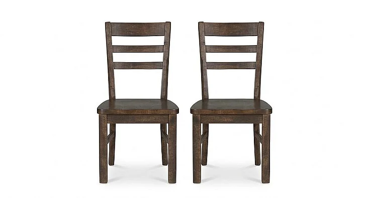 Sunny Designs Homestead Ladderback Chair (Set of 2) in Tobacco Leaf 1616TL
