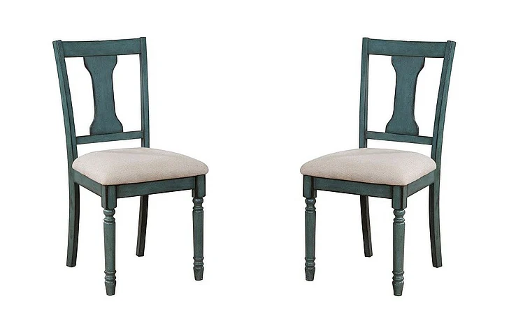 Powell Willow Teal Side Chair (Set of 2) 16D8214SC