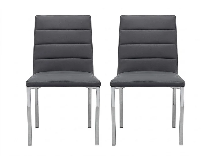 Modus Amalfi Metal Back Dining Chair in Cobalt/Chrome 1AE866M (Set of 2)
