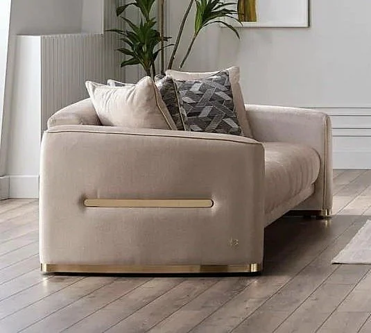 Bellona Furniture Veronica Loveseat in Silver Vizon 20VER2A00400023