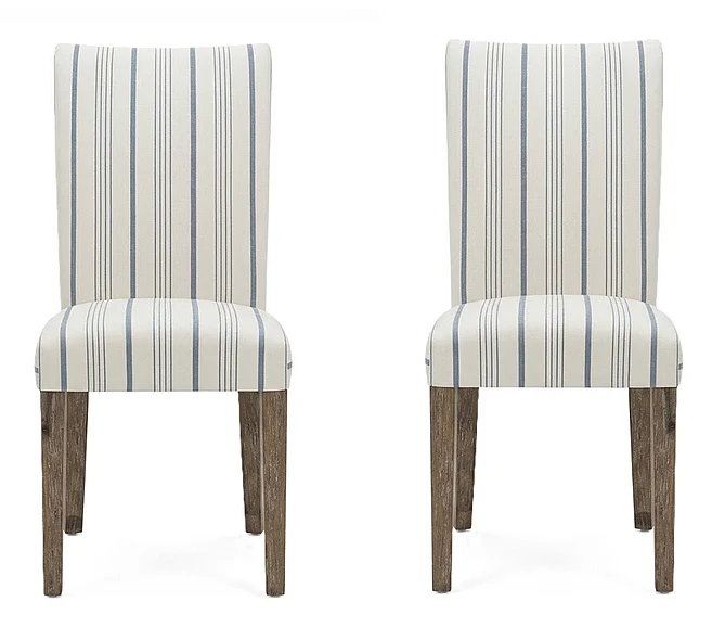 Jofran Eastern Tides Upholstered Dining Chair in Bisque 2148-392KD (Set of 2)