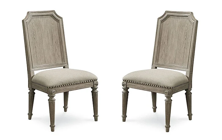 A.R.T. Furniture Arch Salvage Mills Side Chair in Parchment (Set of 2) 233202-2802K2 CLOSEOUT