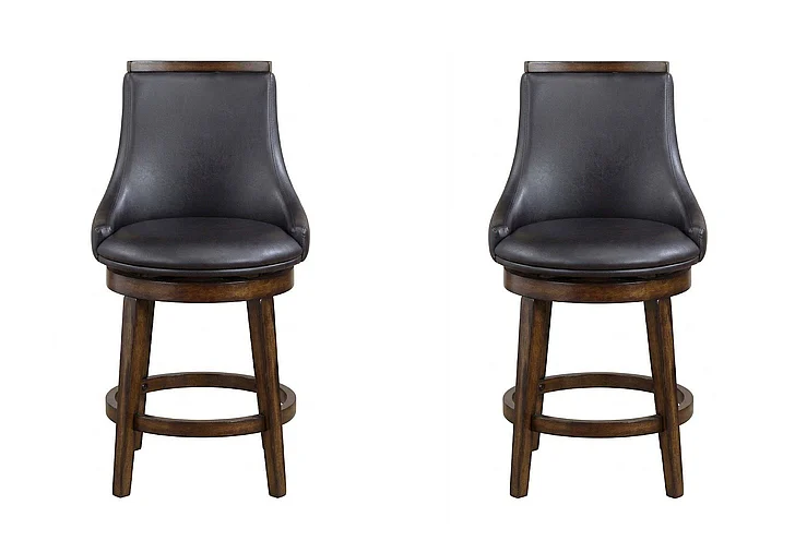 Urban Styles New Haven Pub Stool in Espresso (Set of 2) 2462