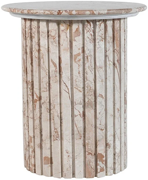 Meridian Genoa End Table in Beige 248Travertine-ET
