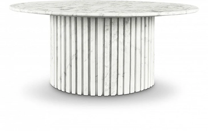 Meridian Genoa Coffee Table in White 248White-CT