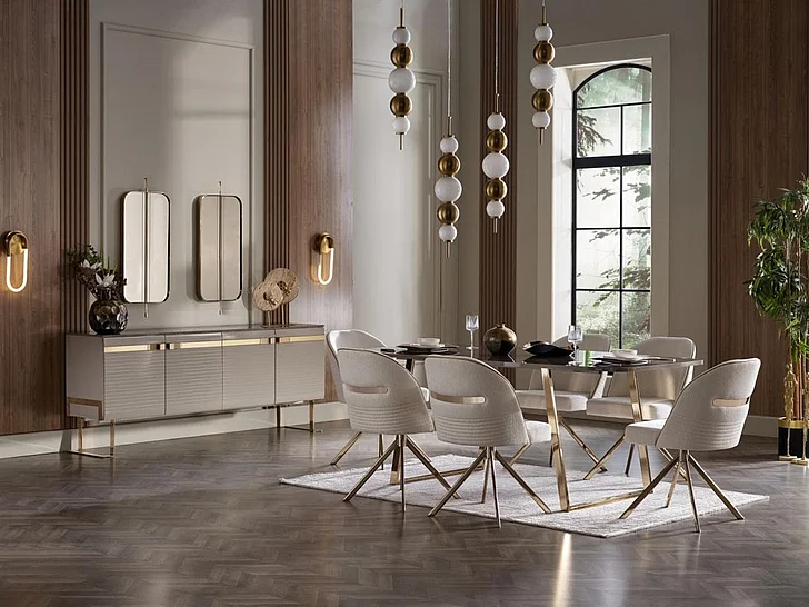 Bellona Furniture Veronica 7-Piece Formal Dining Room Set