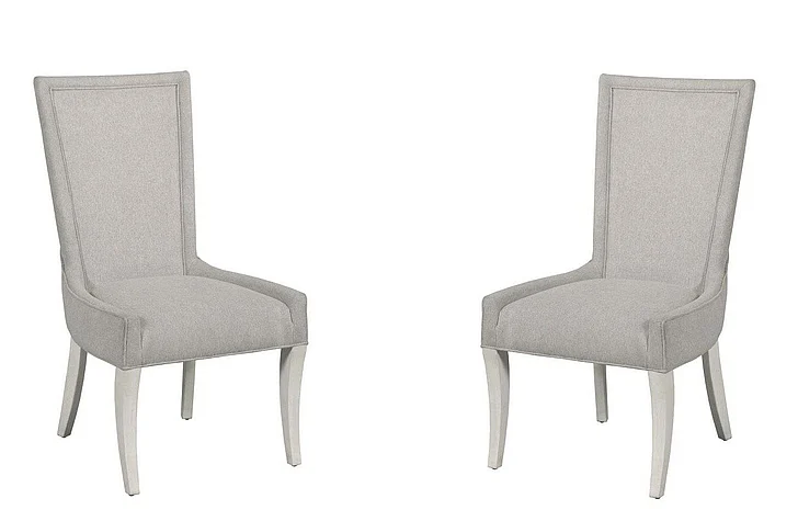 American Drew Harmony Maxine Upholstered Side Chair in Eggshell (Set of 2) 266-620
