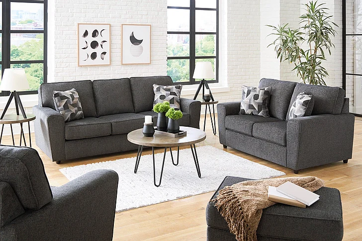 Cascilla 3-Piece Livingroom Set in Slate