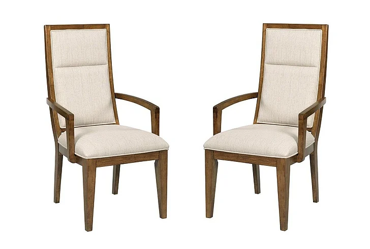 Kincaid Abode Doly Arm Chair in Warm Brunette (Set of 2) 269-637