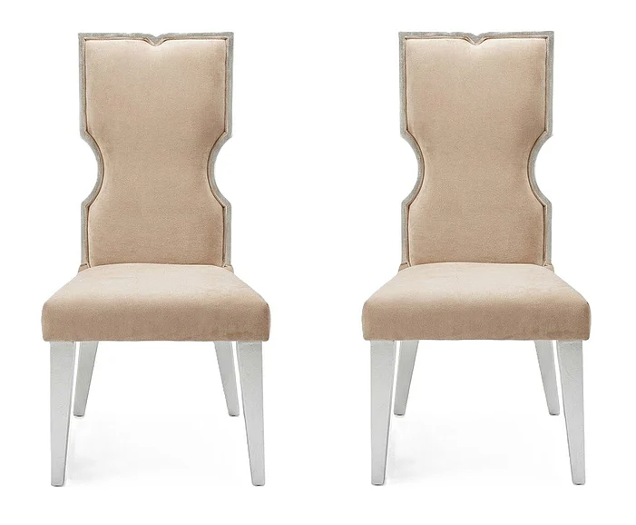 Artmax Dining Chair (Set of 2) in Silver 2702-CH
