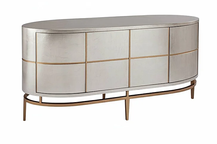 Artmax Cabinet in Silver 2705-S