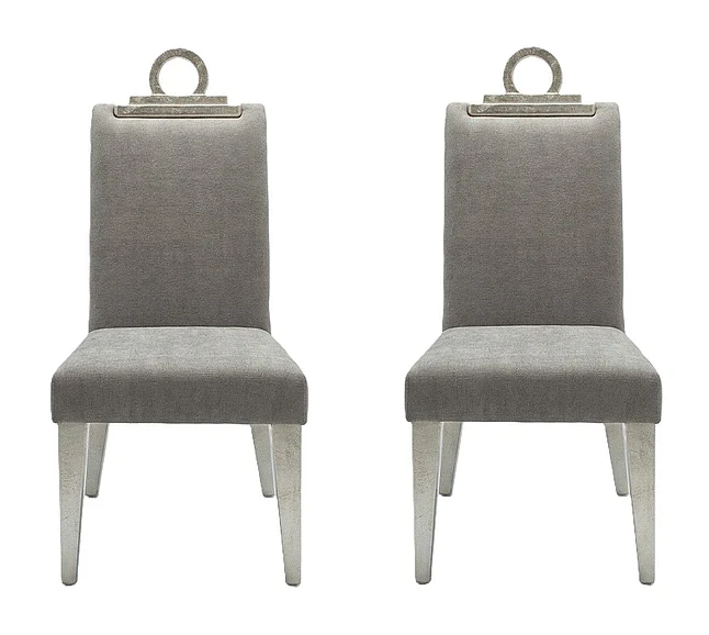 Artmax Dining Chair (Set of 2) in Silver 2711-CH