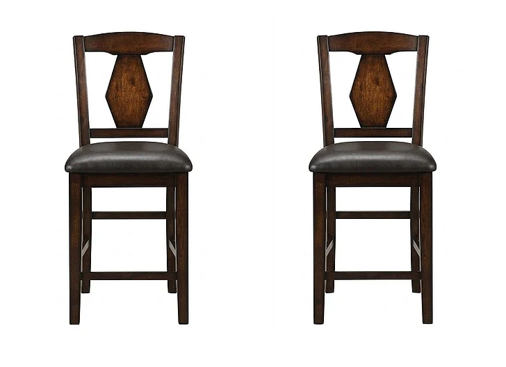 Urban Styles Napa Pub Stool in Light Brown (Set of 2) 2922