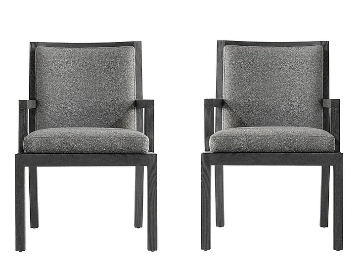 Bernhardt Trianon Arm Chair (Set of 2) in L'Ombre 314X56B