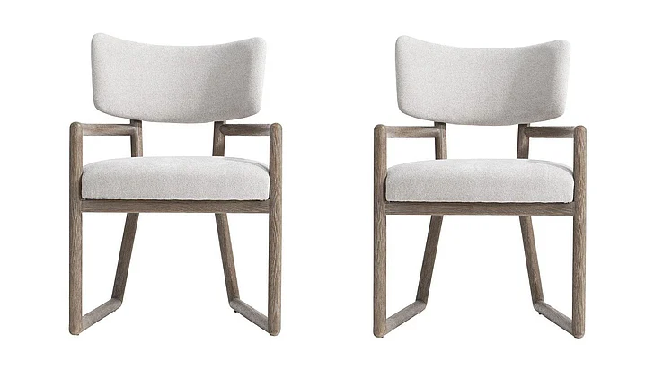 Bernhardt Casa Paros Arm Chair (Set of 2) in Playa 317562 PROMO