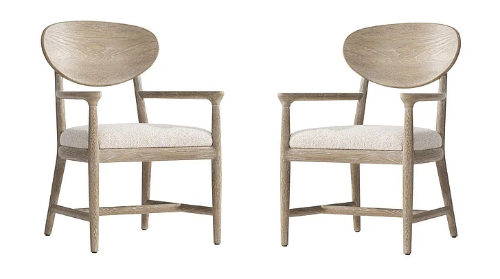 Bernhardt Aventura Arm Chair (Set of 2) in Marcona 318556 PROMO