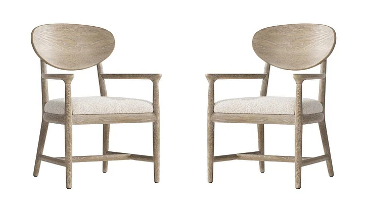 Bernhardt Aventura Arm Chair (Set of 2) in Marcona 318X56