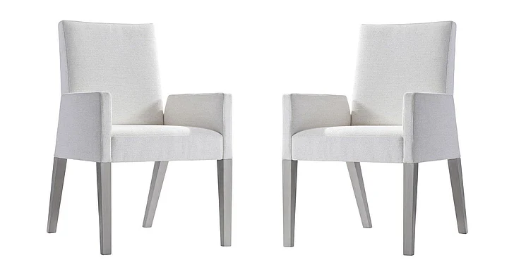 Bernhardt Stratum Arm Chair (Set of 2) in Mist 325548 PROMO