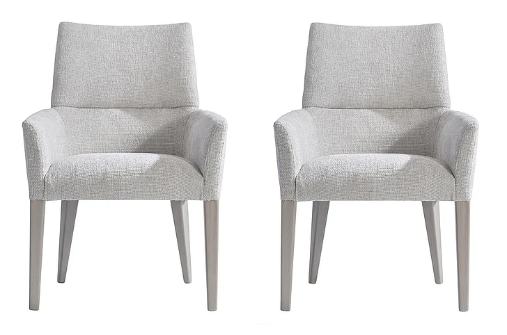 Bernhardt Stratum Arm Chair (Set of 2) in Mist 325X42
