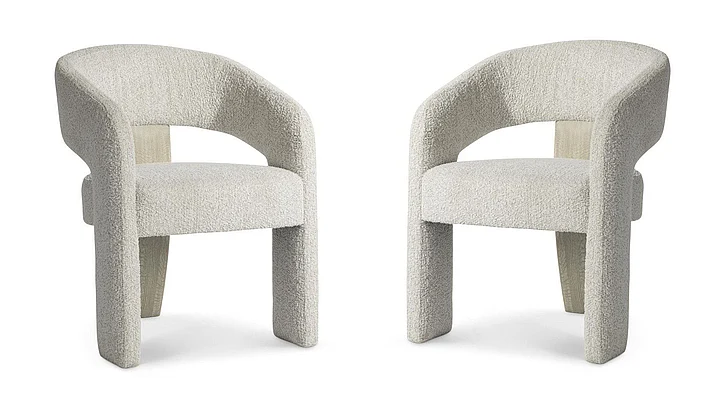 Bernhardt Arcadia Arm Chair in Clay 334554 (Set of 2) PROMO