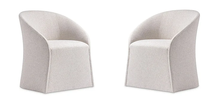 Bernhardt Antibes Arm Chair in Roz 350548 (Set of 2) CLOSEOUT PROMO