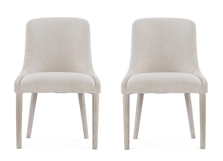 Bernhardt Antibes Side Chair in Roz 350X45 (Set of 2)