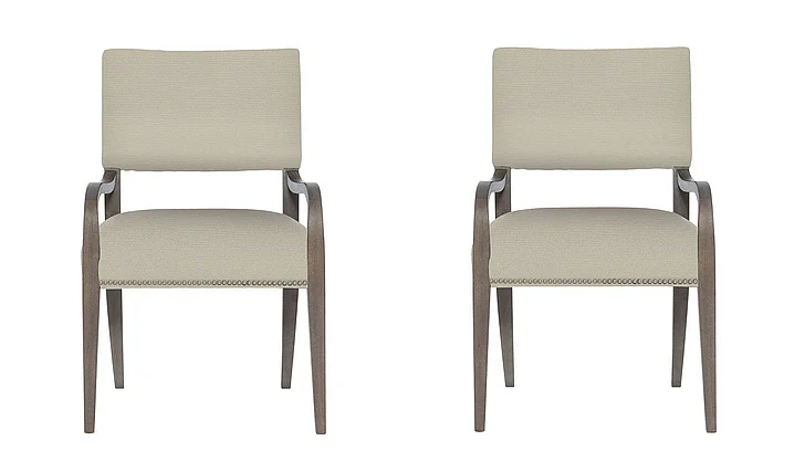 Bernhardt Interiors Moore Arm Chair in Portobello (Set of 2) 353-522N PROMO