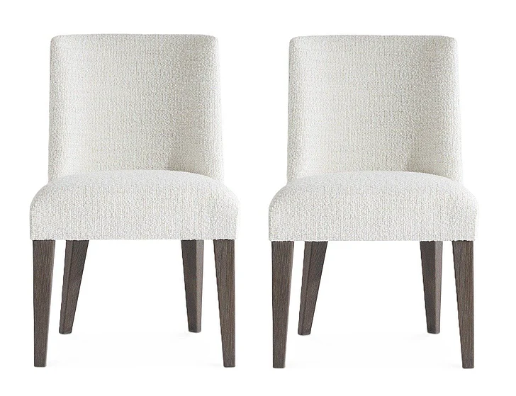 Bernhardt Outline Side Chair in White 360543 (Set of 2) PROMO