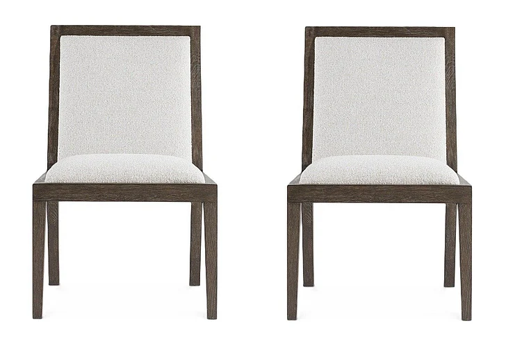 Bernhardt Outline Side Chair in White 360545 (Set of 2) PROMO