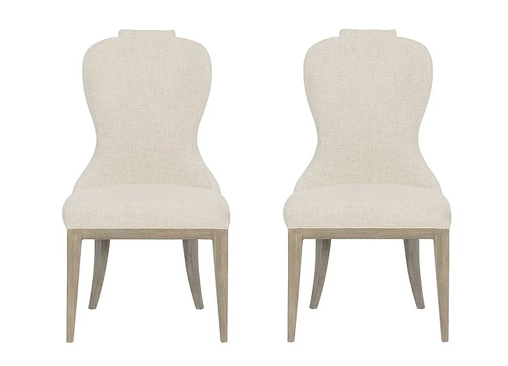 Bernhardt Santa Barbara Upholstered Side Chair in Sandstone (Set of 2) 385-561 PROMO