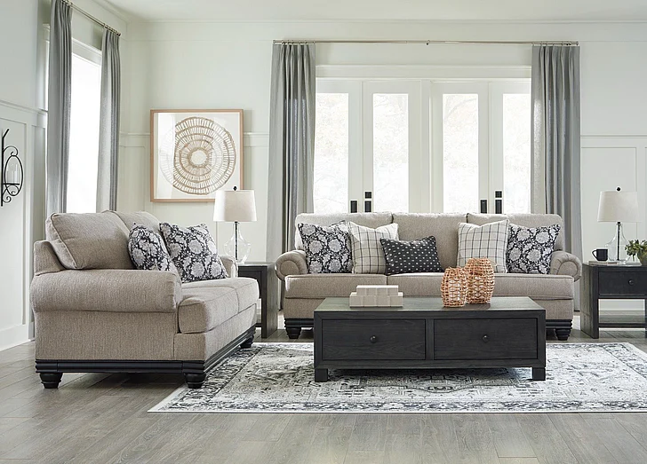 Elbiani 2-Piece Livingroom Set in Alloy