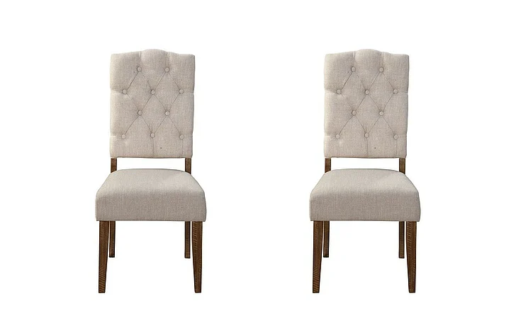 Alpine Furniture Newberry Side Chair (Set of 2) in Medium Brown 4068-02