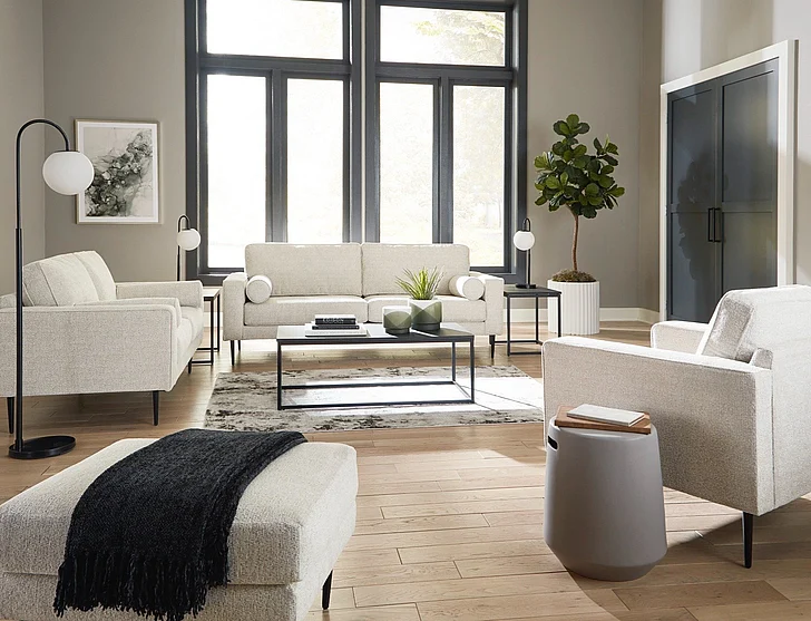 Hazela 3-Piece Livingroom Set in Sandstone